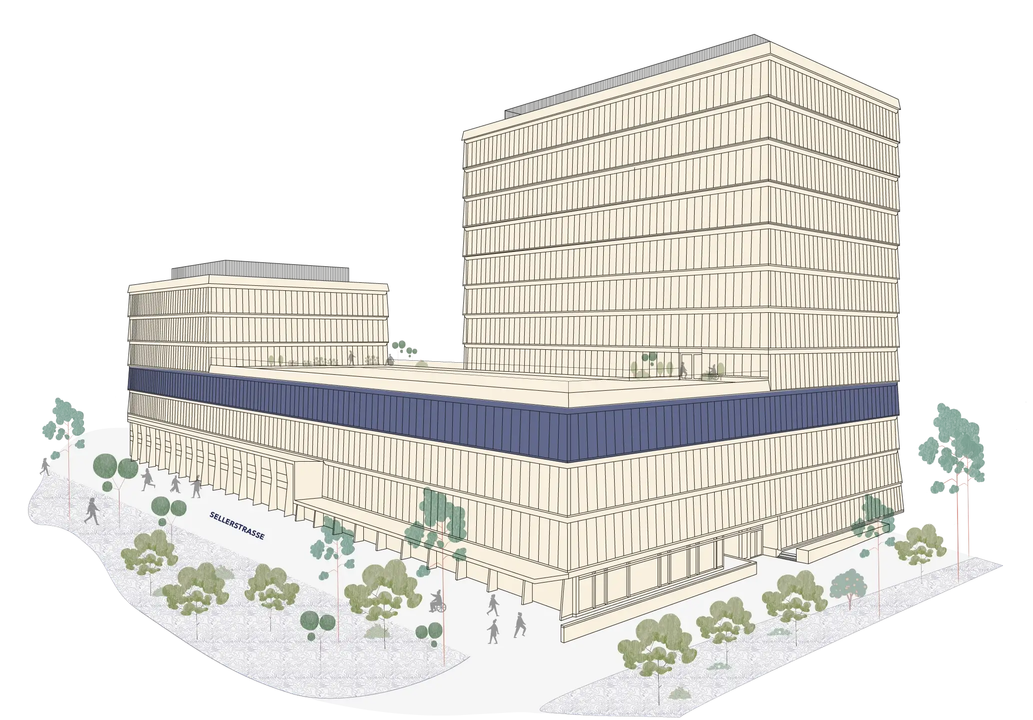 Overlay  Multi Tenant Etagen